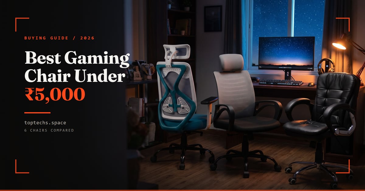 Best Gaming Chair Under 5000 in India (2026): 6 Picks and a Height Fit Guide