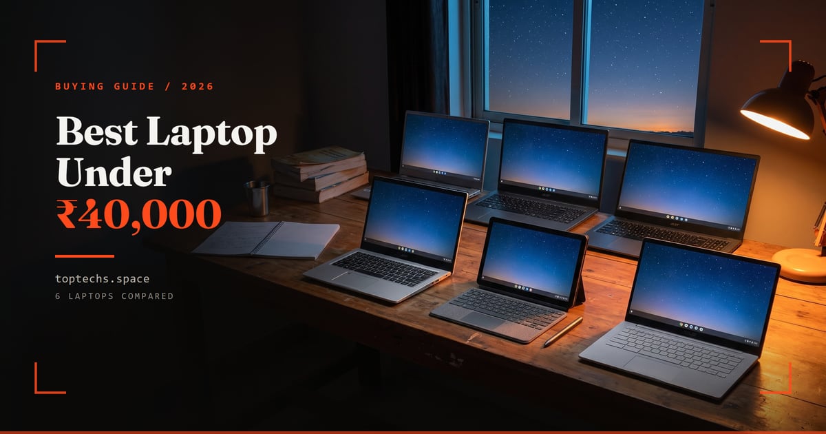 Best Laptop Under ₹40,000 in India (2026): 6 Honest Picks