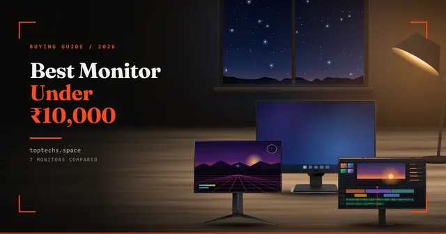 Best Monitor Under 10000 in India (2026): 7 Picks for Work, Study and Gaming