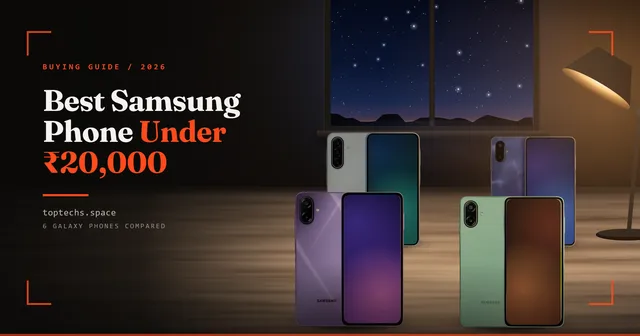 Best Samsung Phone Under ₹20,000 in India (2026): 6 Galaxy M, F and A Picks