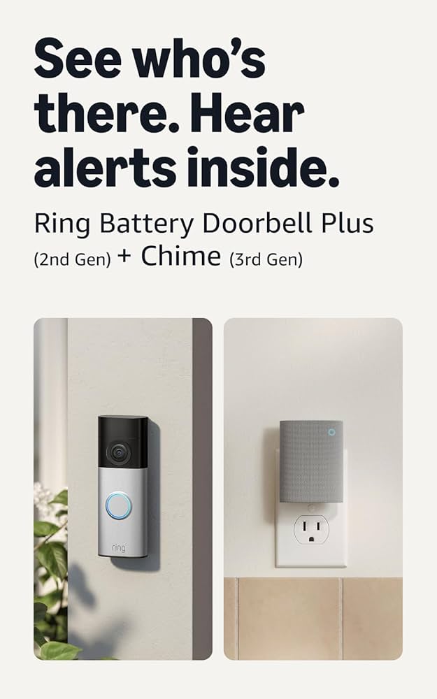 Ring Battery Doorbell Plus video doorbell camera