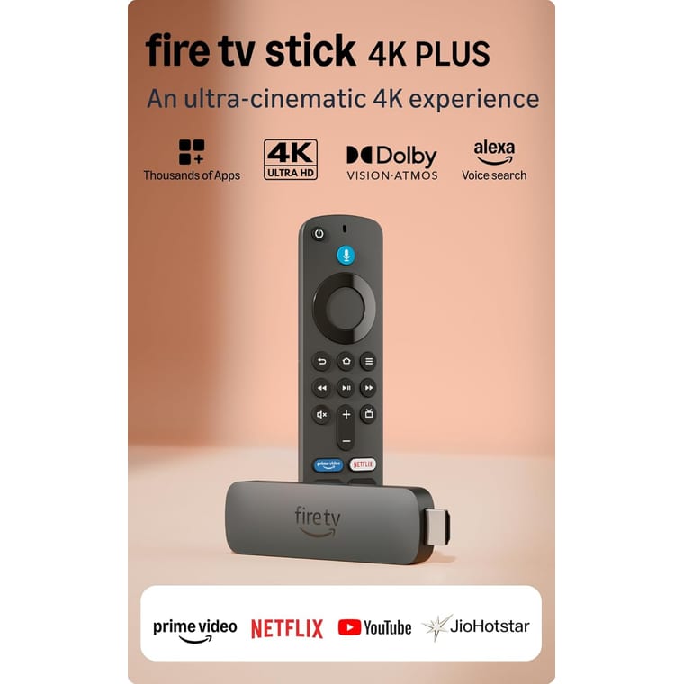 Amazon Fire TV Stick 4K Plus streaming device