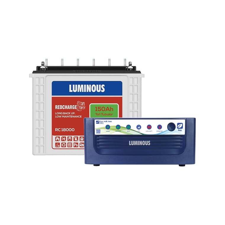 Luminous Eco Volt Neo inverter and battery combo