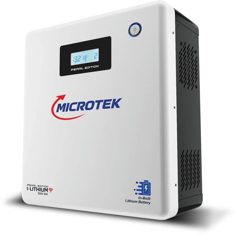 Microtek lithium inverter with built-in battery