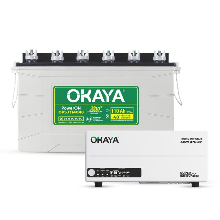Okaya inverter and battery combo