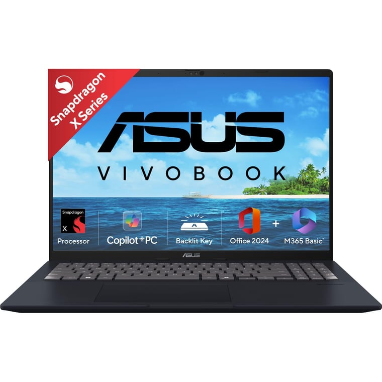 ASUS Vivobook 16, Snapdragon X (16GB, 512GB)