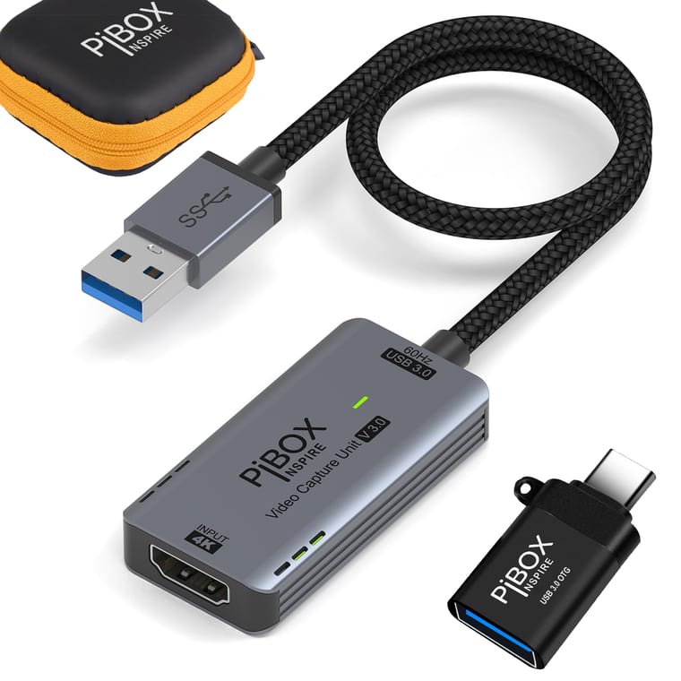 PiBOX India Gen 3 HDMI to USB 3.0 Capture Card