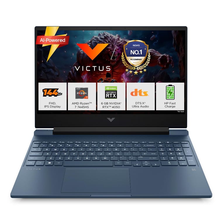 HP Victus 15 (Ryzen 7 7445HS, RTX 4050 6GB, 16GB, 512GB)