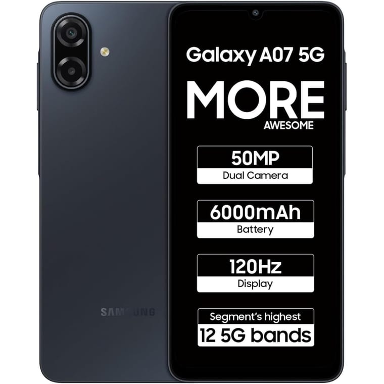 Samsung Galaxy A07 5G, 4GB + 128GB
