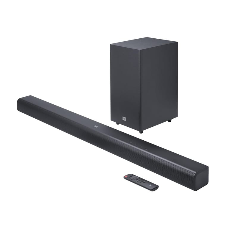 JBL Cinema SB590 Dolby Atmos soundbar with wireless subwoofer