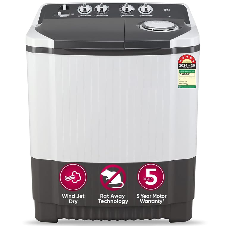 LG 7kg Semi-Automatic P7020NGAZ